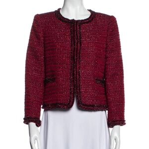 Alice & Olivia Tweed pattern evening jacket